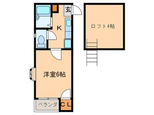 La Maisonde Marusanの物件間取画像